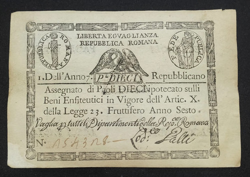 Paoli 1798 timbro - paoli, 09/09/1798