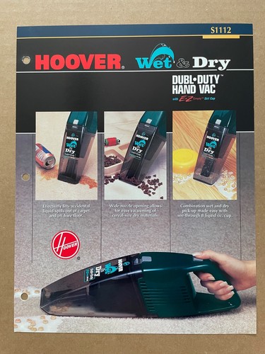 Brochure vintage hoover - brochure,