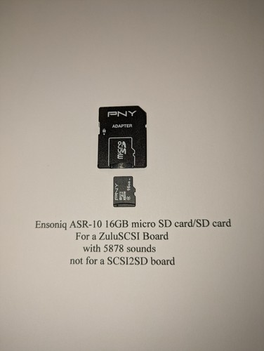 Scheda ensoniq asr x - sd, asr-10