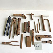 VECCHIE CHIAVI INGLESI ANTICHI MESTIERI D'EPOCA ATTREZZI MECCANICO Lotto 26