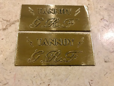 DISTINTIVI incisione TANNOY