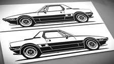 Adesivo Fiat X/19 tuning