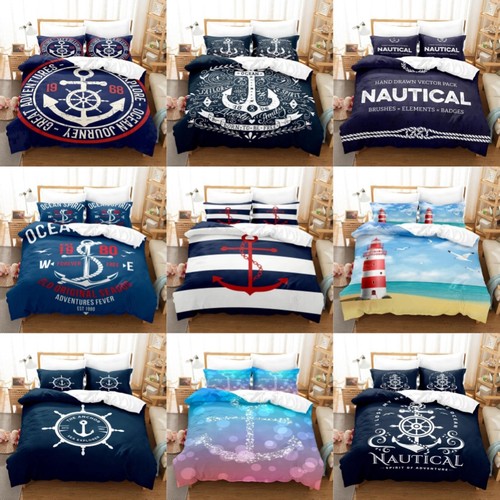 Set lenzuola anchor navy - set, 2