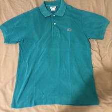 Polo Lacoste Classic Fit verde taglia 3 uomo piccola tennis golf pickleball 