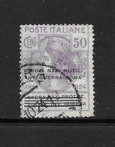 Italia 1924 50c - -,