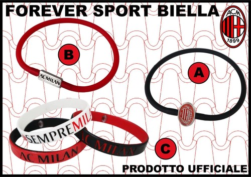 Braccialetti milan - ac,