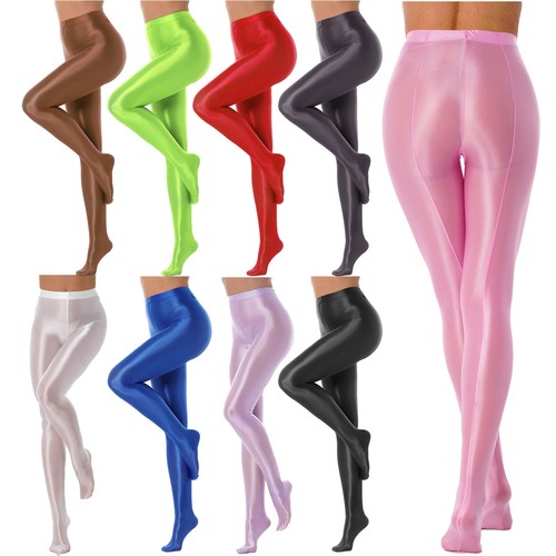 Womens oil lucido calze - lucido,