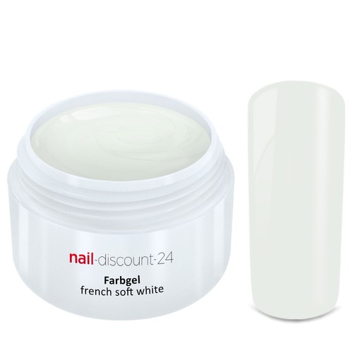 French color gel soft white - french,