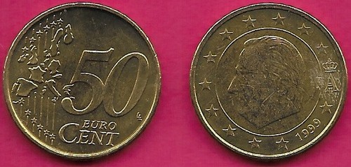 Belgio euro cent 1999 unc - 50,