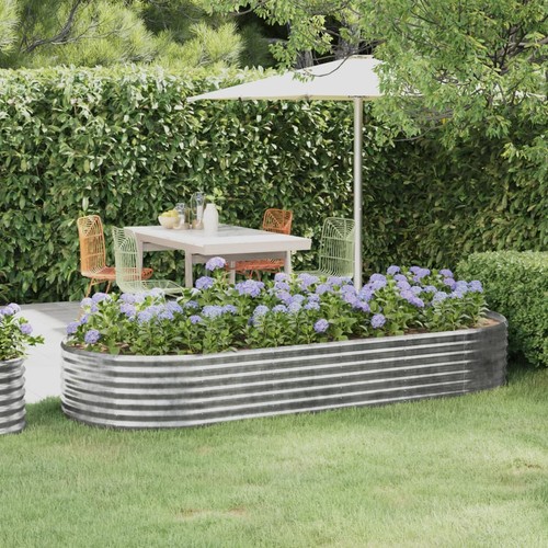 Vidaxl letto giardino acciaio - letto,
