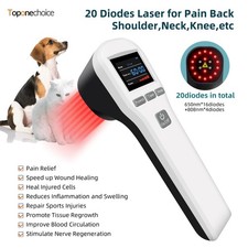 LLLT Terapia della Luce Domestica per Cani, Gatti, Cavalli e Animali 650nm*16+808nm*4