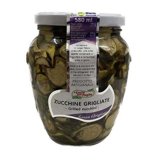 Zucchine grigliate olio di - grigliate, in