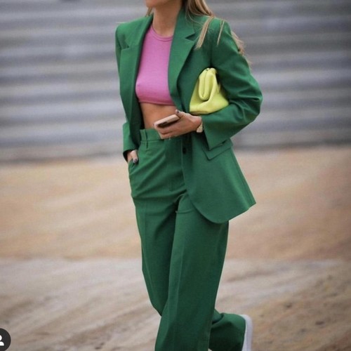 Pantalone tuta zara verde - pantalone,