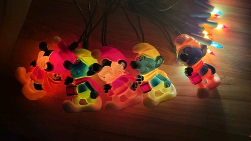 Luci natale peyo puffi - luci,