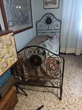 letto Antico In Ferro Battuto