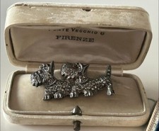 Spilla Antica In Argento 