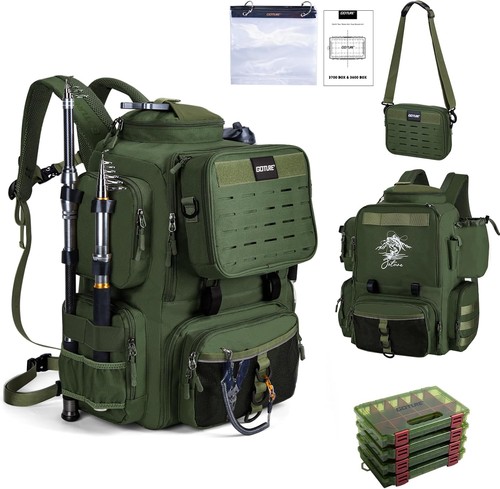 Zaino pesca 58l - da, con