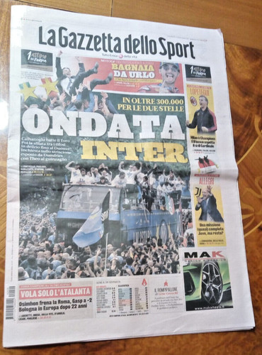 Gazzetta dello sport - gazzetta, inter