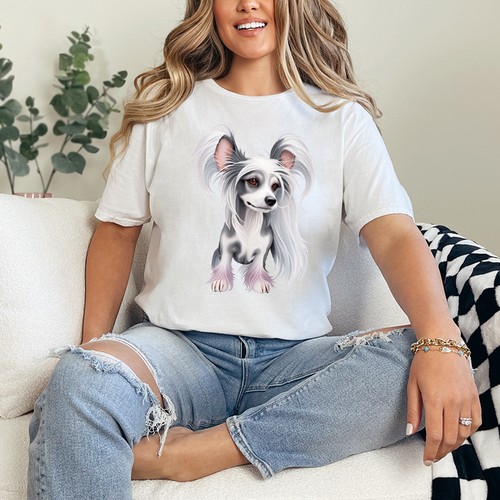 Shirt cinese crestato cane - cinese,