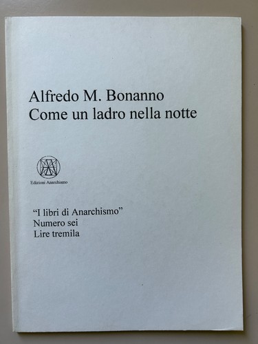 Come ladro nella notte di - un,