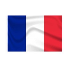 Bandiera Francese Francia 145X90cm In Tessuto Poliestere Con Passante Per L'Asta