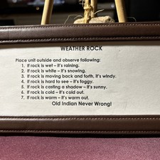 Weather Rock novità da