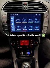 AUTORADIO 9" Android 12 4gb RAM Fiat Bravo Navigatore Usb Wifi Comandi Volante