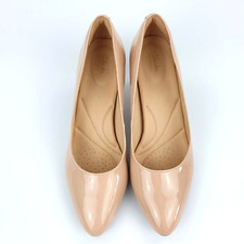 Clarks Nude Court Tacchi Beige