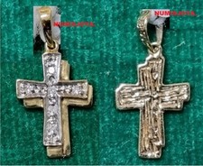 CROCE mini oro 18 carati e