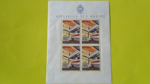 San marino 1965 foglietto alto - san,