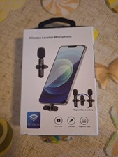 Microfono Lavalier Wireless Per iPhone Riduzione Rumore Per Video TikTok YouTube