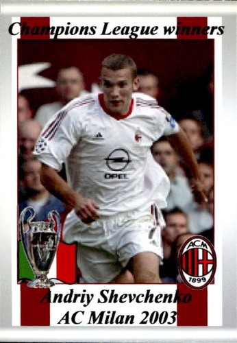 Card champions league - card, winners