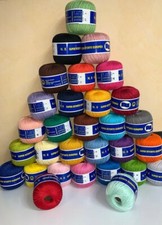 cotone per uncinetto 100 grammi filo di scozia gomitoli vari numeri e spessori