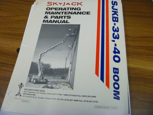 Skyjack sjkb boom - skyjack, sjkb-33