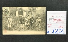 Cartolina Indocina, 1 usata, TONKIN YEN LA pattuglia dei partigiani, 1911, #122