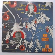 LP BING CROSBY & NAT KING COLE - BUON NATALE - MERRY CHRISTMAS