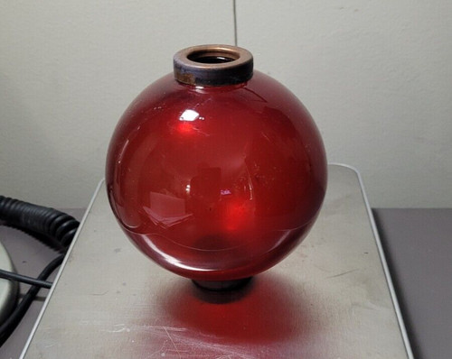 Palla vetro rossa per - rossa,