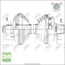 Semiasse Ajs Per Ford Transit