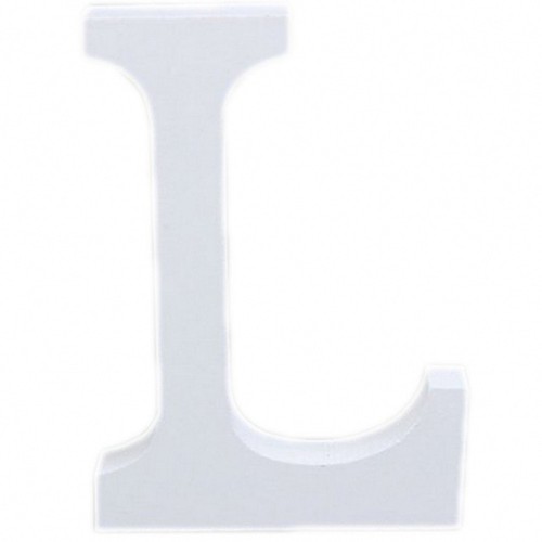 Lettera legno bianco - lettera,