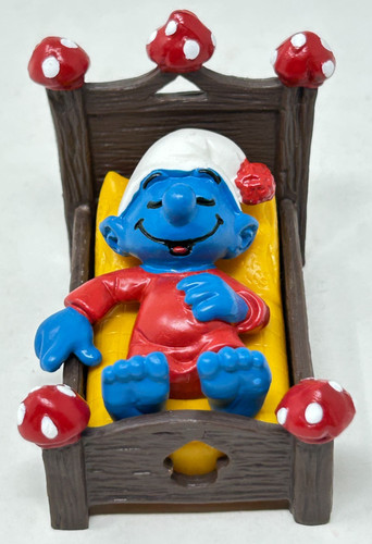 Puffo letto super puffi 1982 - puffi,