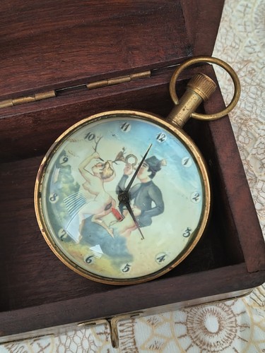 Orologio antico erotico - orologio,