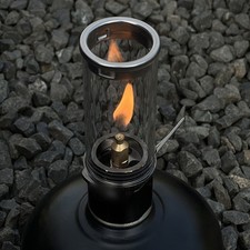 Lanterna da campeggio lanterna a combustibile con vetro resistente al calore mini luce da esterno