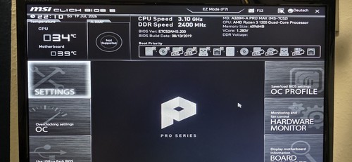 Msi a320m pro max ryzen - ryzen, 3