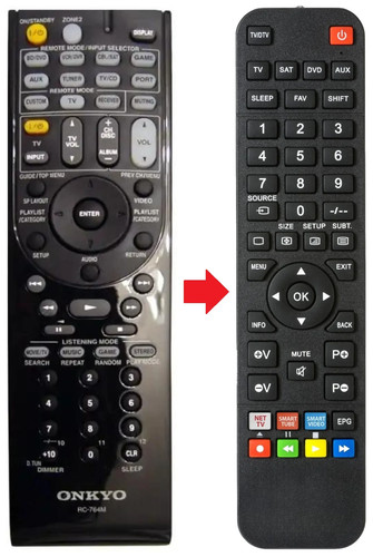 Telecomando adatto per onkyo - per,