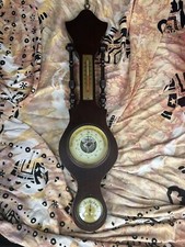 Barometro In Legno E Ottone 