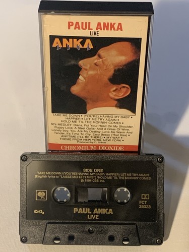 Paul anka live 1984 cassette - live,