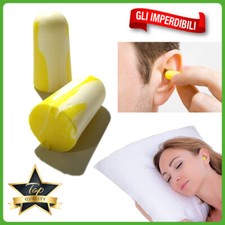 Tappi Orecchie Per Dormire 4pz Antirumore Universali Morbidi Insonorizzanti FOAM