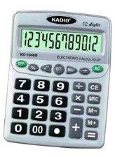 Calcolatrice Elettronica Digitale KD-1048B 12 Cifre Scuola Ufficio sus