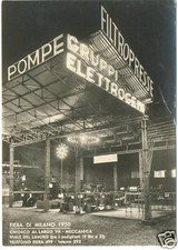 FIERA DI MILANO 1950 - CHIOSCO AL LARGO VII MECCANICA