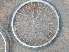 Cerchi bicicletta mtb avanti e dietro come foto da 26 completi di pneumatici